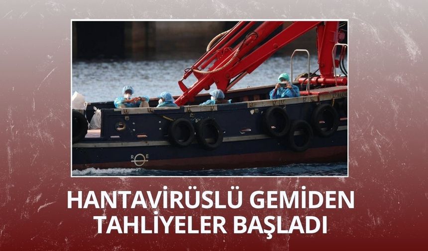 Hantavirüs vakalarının tespit edildiği yolcu gemisinden tahliyeler başladı