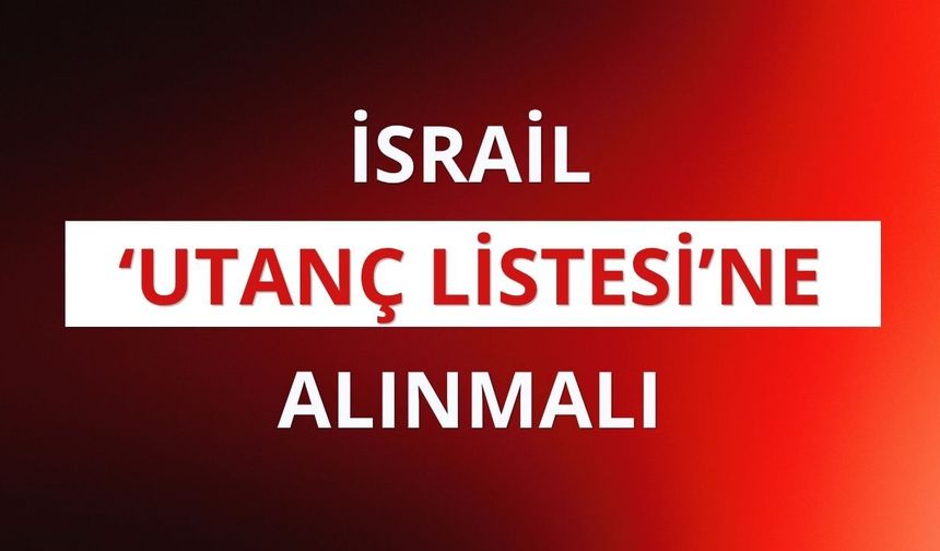Filistin: İsrail'in "utanç listesi"ne alınması hukuki verilere dayanıyor