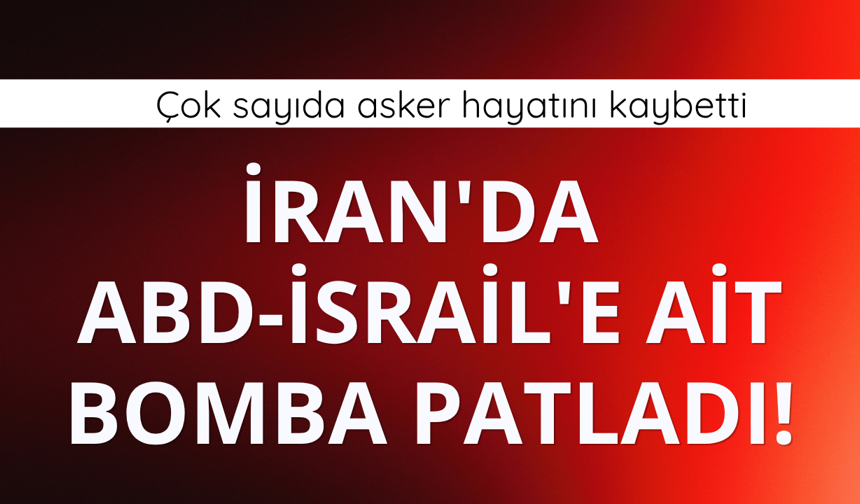 İran'da ABD-İsrail'e ait mühimmat patladı