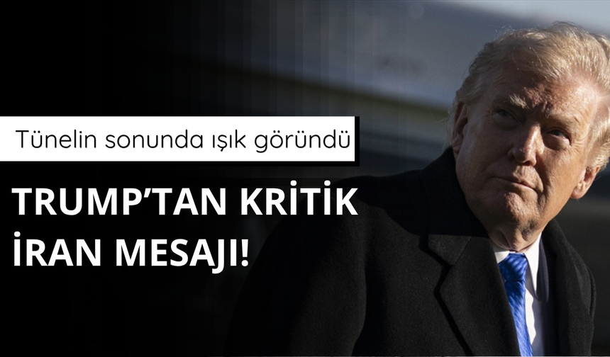 Trump'tan kritik İran mesajı! Acele etmeyin