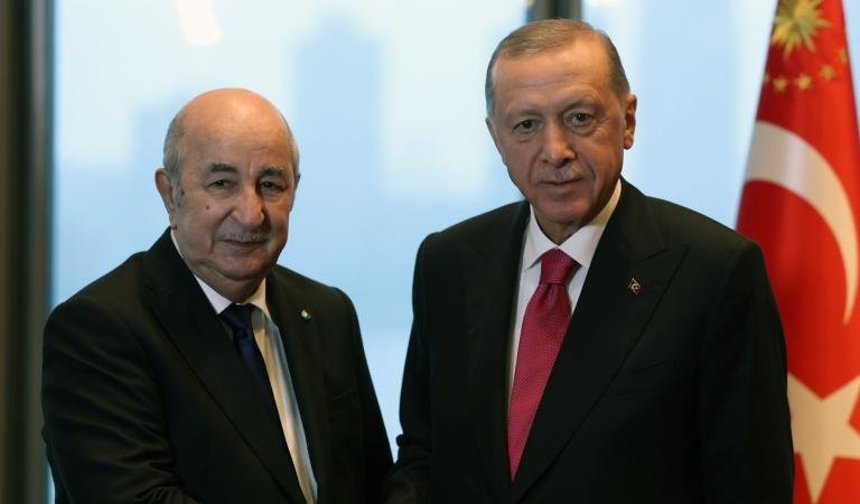 Cumhurbaşkanı Erdoğan, Cezayir Cumhurbaşkanı Tebbun'u resmi törenle karşıladı