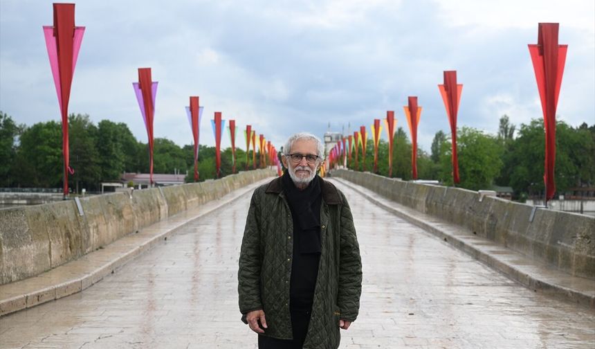 Edirne Bienali'nin açık hava eseri Meriç Köprüsü'nde sanatseverlerle buluşuyor