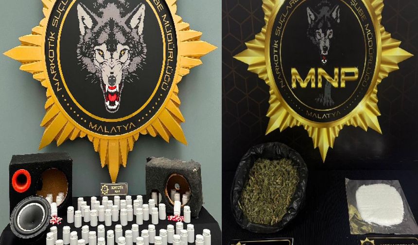Malatya'da uyuşturucu operasyonunda 4 şüpheli gözaltına alındı
