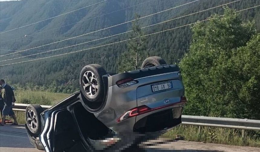Tokat'ta devrilen cipteki 1 kişi öldü, 5 kişi yaralandı