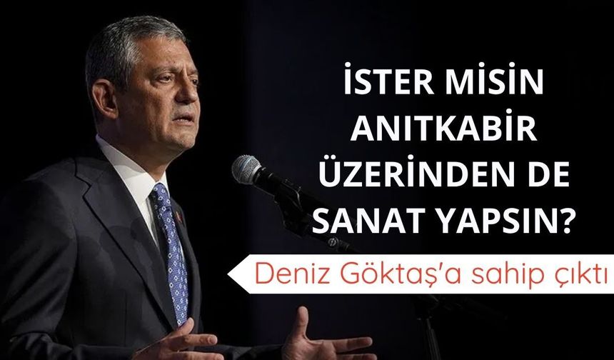 Özel İslami değerleri alaya alan Deniz Göktaş'a sahip çıktı