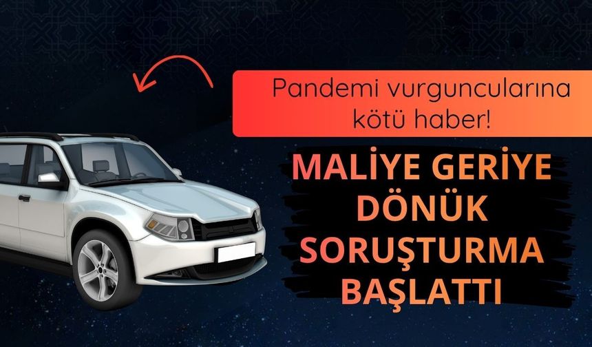 Sıfır araç alanlar dikkat: Maliye'den mektup geliyor