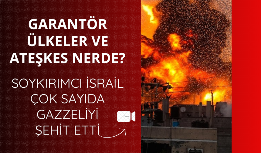 İsrail Gazze'yi vurdu! Çok sayıda şehit var