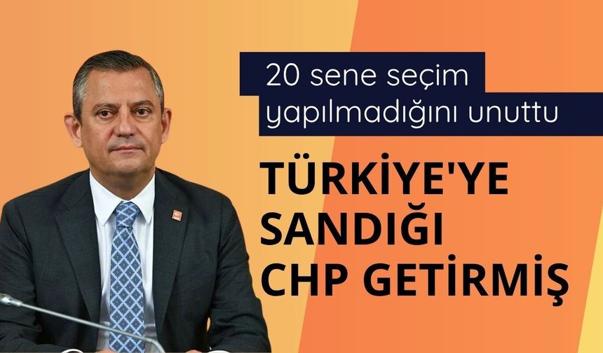 Özgür Özel Türkiye'ye demokrasiyi CHP'nin getirdiğini iddia etti