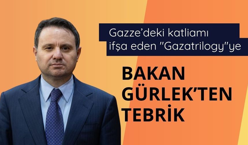 Gazze’deki katliamı ifşa eden "Gazatrilogy"ye Bakan Gürlek’ten tebrik