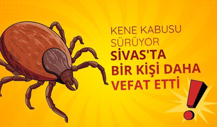Kene kabusu sürüyor: Sivas'ta bir kişi daha vefat etti