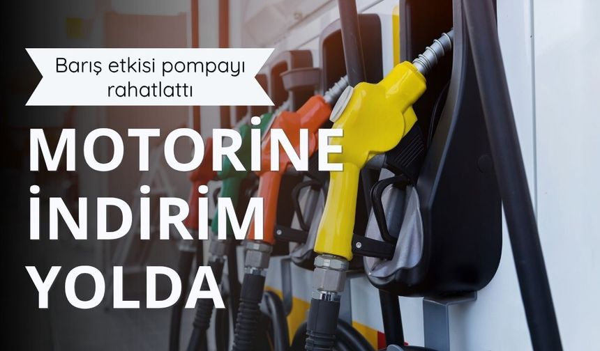 Motorine indirim geliyor