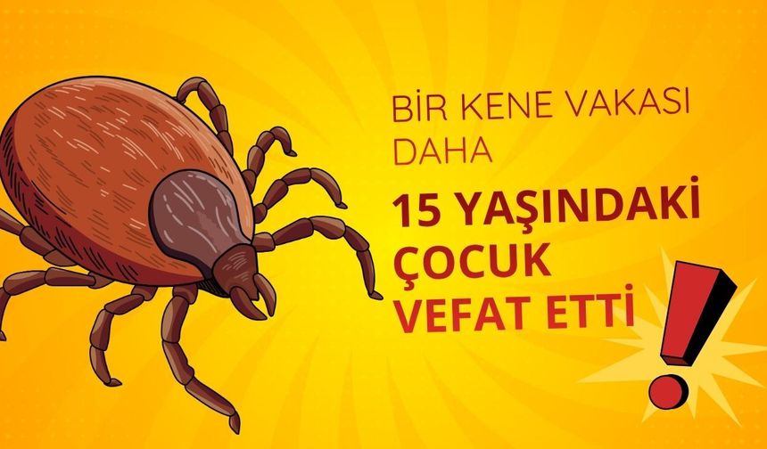 Bir kene vakası daha: 15 yaşındaki çocuk vefat etti