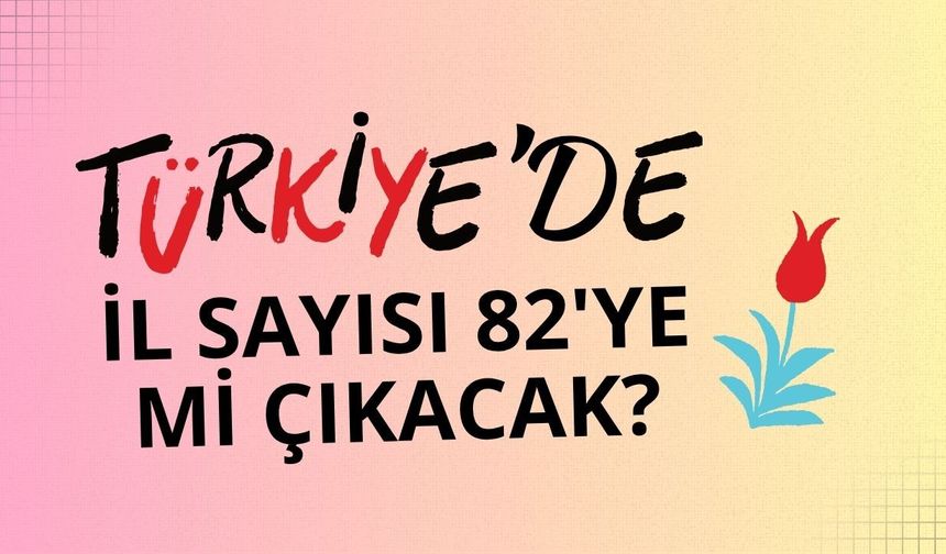 Türkiye'de il sayısı 82'ye mi çıkacak?