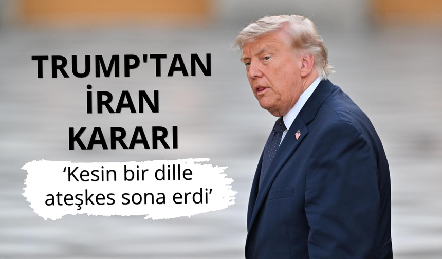 Trump: İran'la müzakereler devam edecek ama ateşkes sona erdi