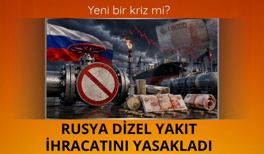 Yeni bir kriz mi? Rusya dizel yakıt ihracatını yasakladı