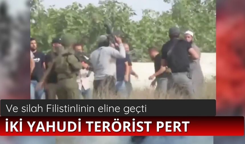 Ve silah Filistinlinin eline geçti!