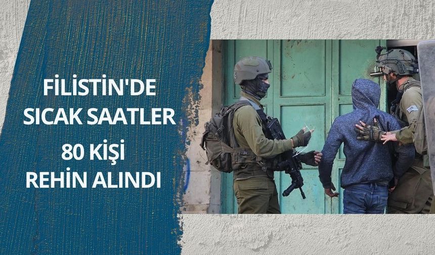 Yahudi teröristler 80 kişiyi rehin aldı