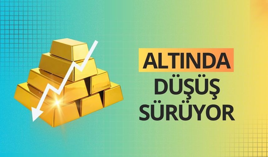 Altında düşüş sürüyor