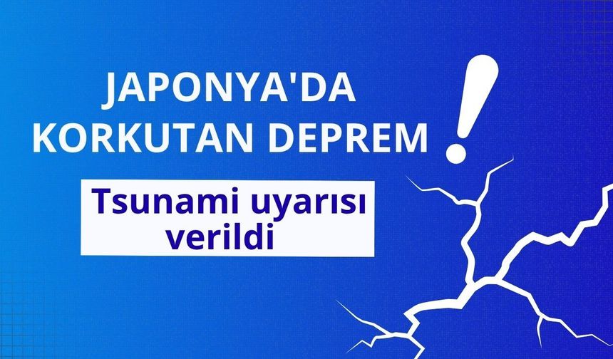 Japonya'da 7,1 büyüklüğünde deprem