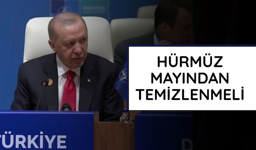Başkan Erdoğan: Hürmüz mayından temizlenmeli