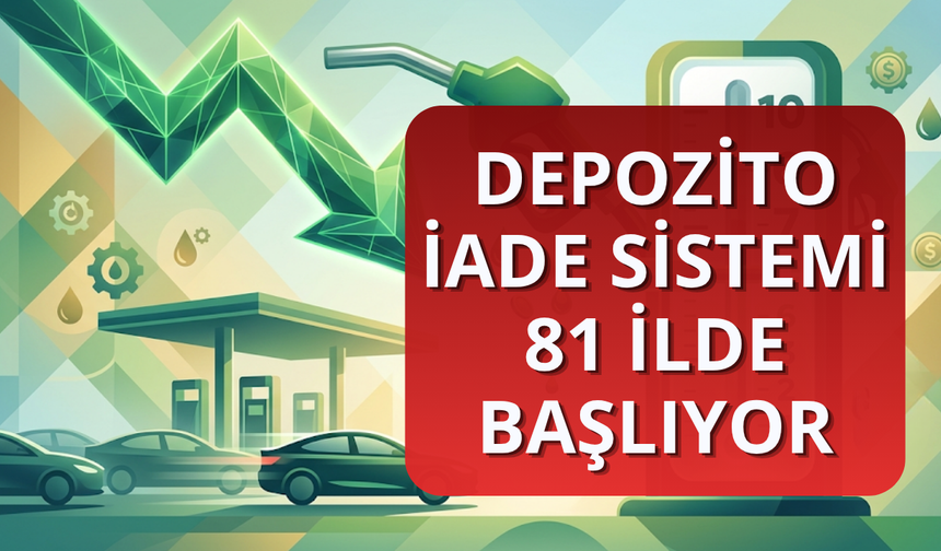 Depozito iade sistemi 81 ilde başlıyor