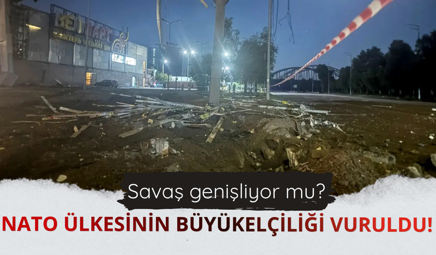 NATO ülkesinin büyükelçiliği vuruldu!