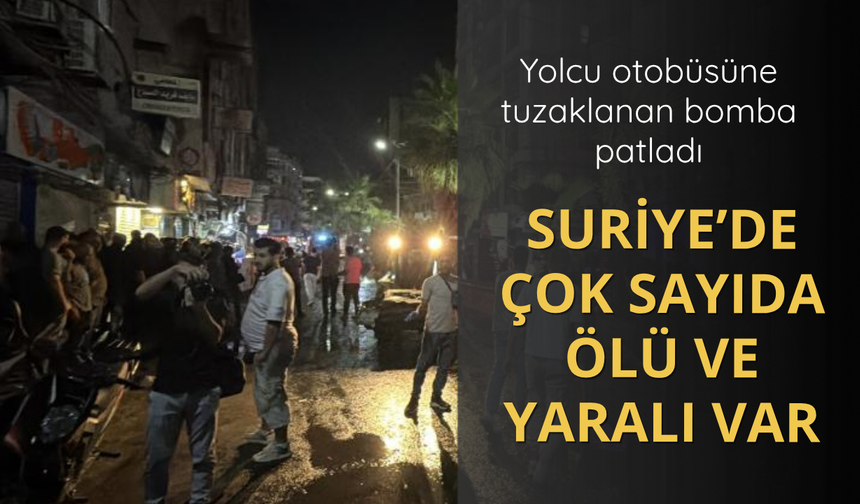 Şam’da patlama! Ölü ve yaralılar var