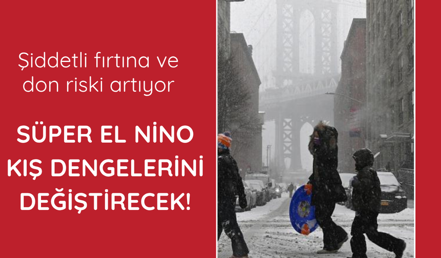 Süper El Nino kış dengelerini değiştirecek