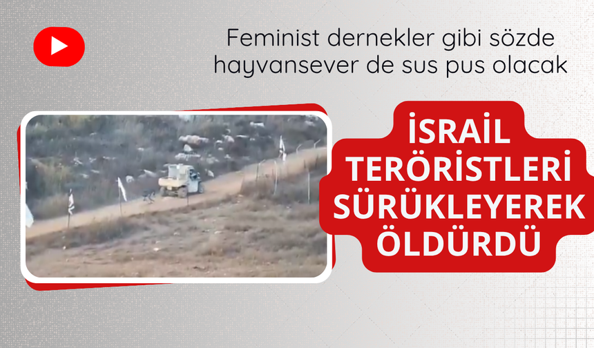 Filistinli çiftçinin eşeğini sürükleyerek öldürdüler