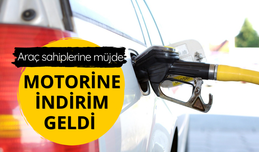 Motorine indirim geldi