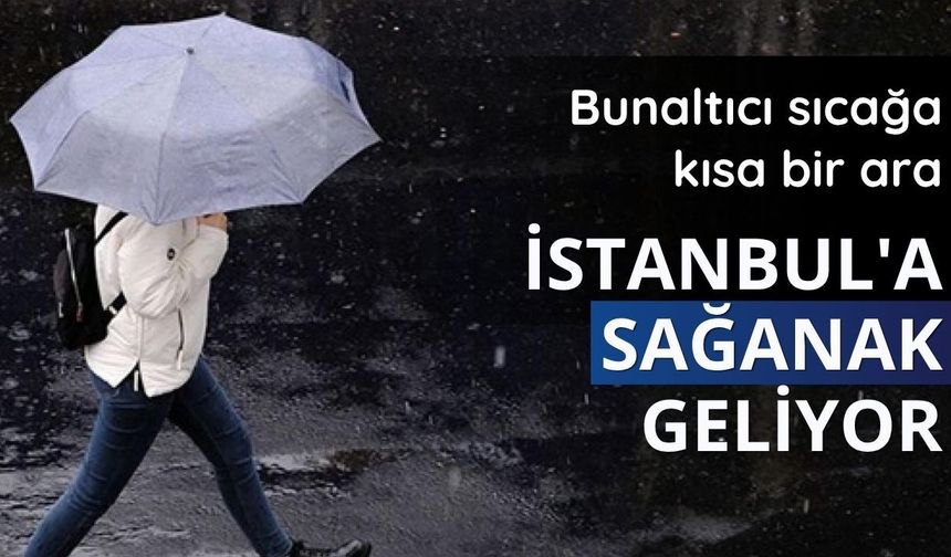 Meteoroloji uyardı: İstanbul'a sağanak geliyor