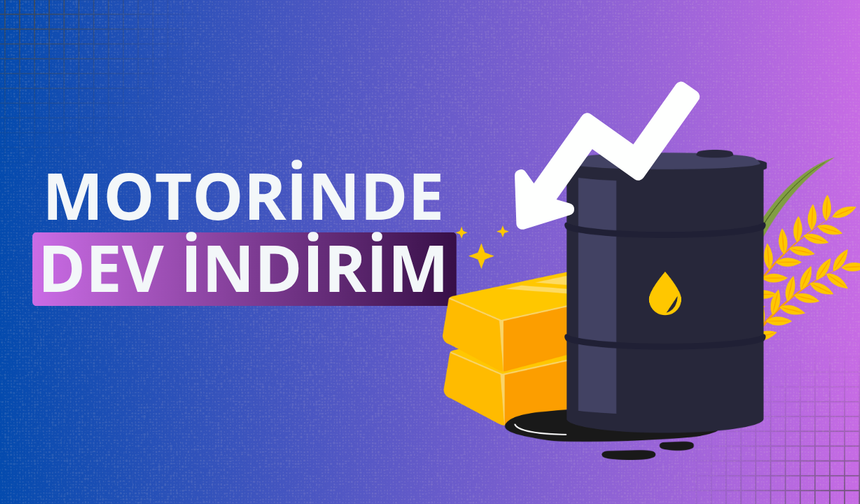 Motorinde dev indirim