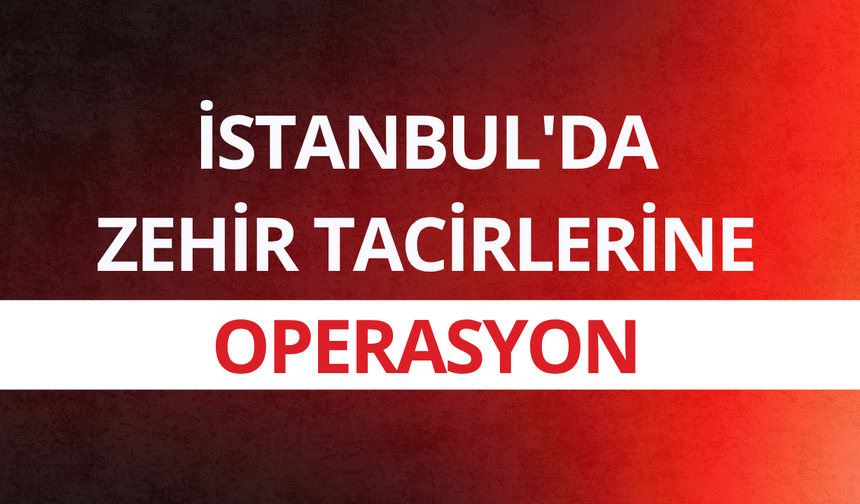 İstanbul'da zehir tacirlerine operasyon: 2 gözaltı, 2 tutuklama