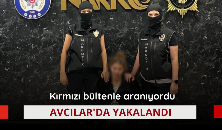 Kırmızı bültenle aranan uyuşturucu şüphelisi İstanbul'da yakalandı
