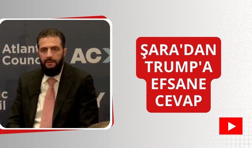 Şara'dan Trump'a efsane cevap
