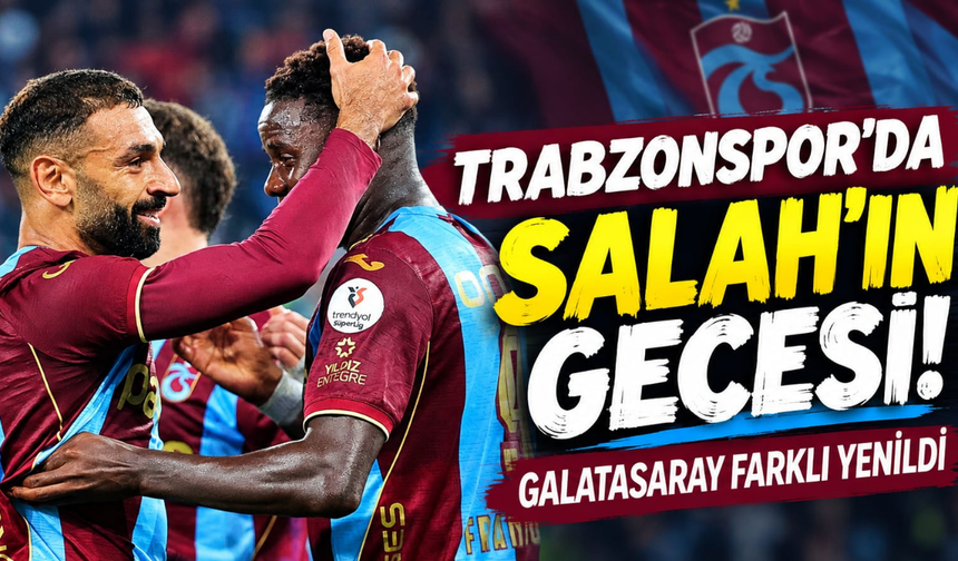 Trabzonspor Galatasaray'ı farklı yendi