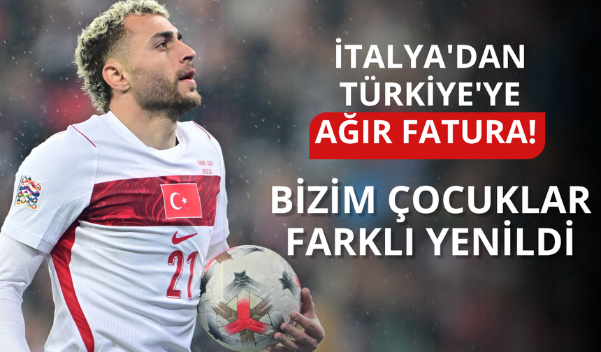 Türkiye İtalya karşısında kayıp