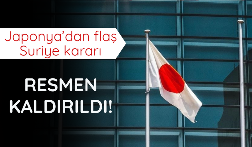 Japonya'dan flaş Suriye kararı!