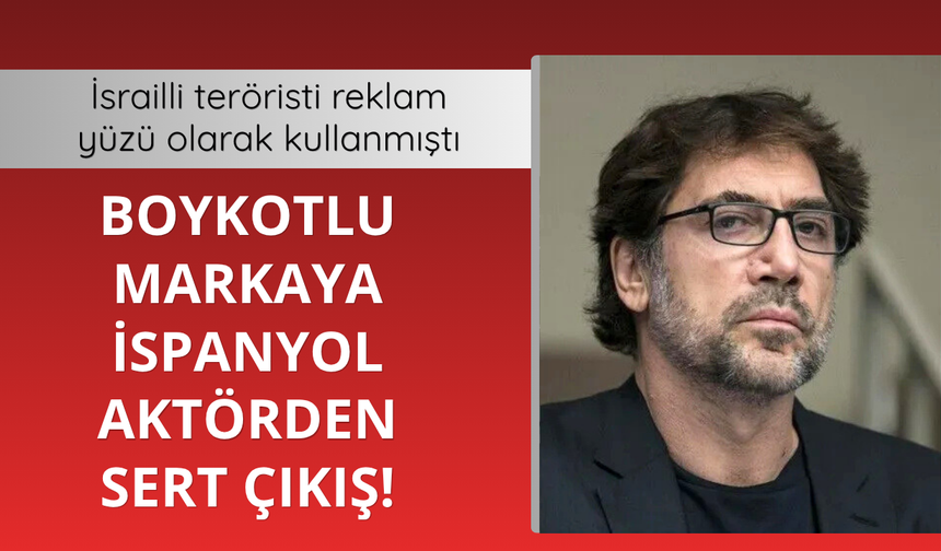 İspanyol aktörden boykotlu markaya tepki
