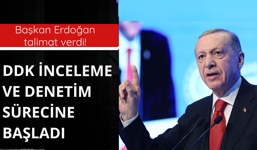 Başkan Erdoğan'dan DDK'ya fon denetim talimatı