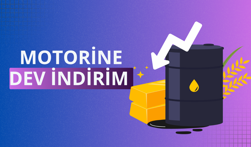 Motorine indirim geliyor