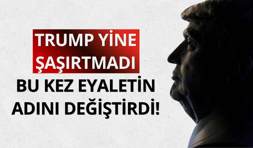 Trump, New Mexico eyaletinin ismini değiştiren bir harita paylaştı