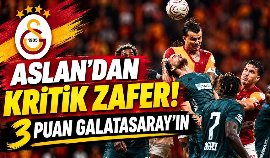 Galatasaray Kocaelispor'u mağlup etti