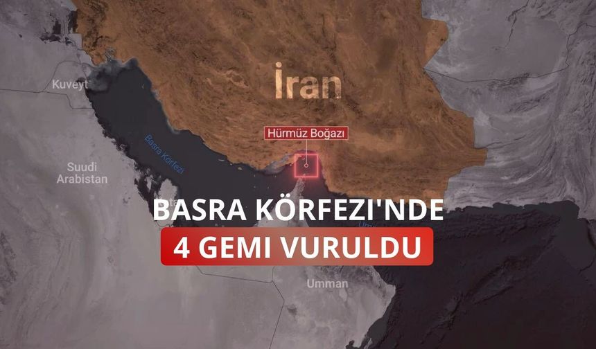 İran: Basra Körfezi'nde petrol transferi yapan 4 gemi vuruldu