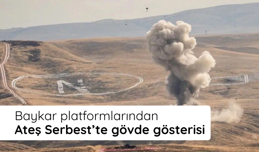 Baykar platformlarından Ateş Serbest’te gövde gösterisi