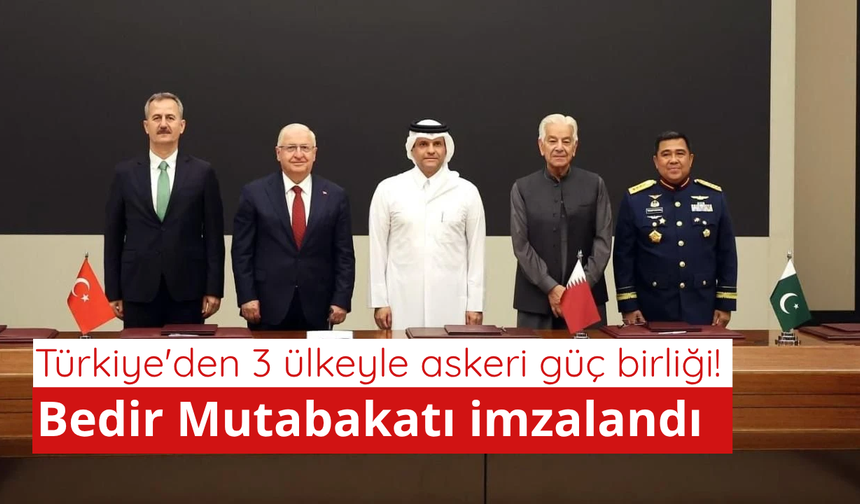 Türkiye, Katar, Pakistan ve Endonezya'dan dev savunma anlaşması