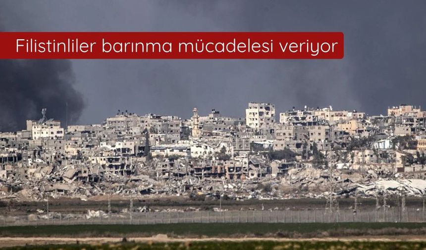 Filistinliler barınma mücadelesi veriyor