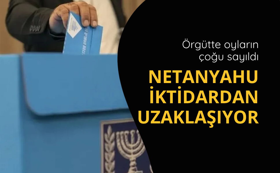 İsrail'de oyların yüzde 84,5'i sayıldı