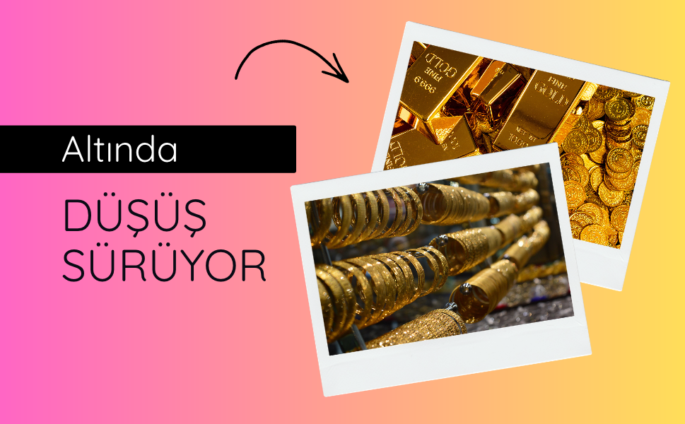 Altında düşüş sürüyor