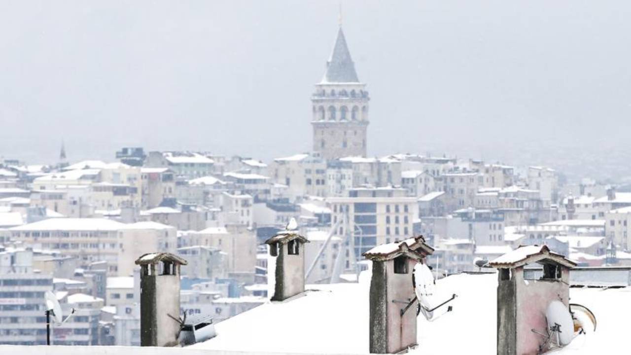 İstanbul’da kar yağışı şiddetlenecek!